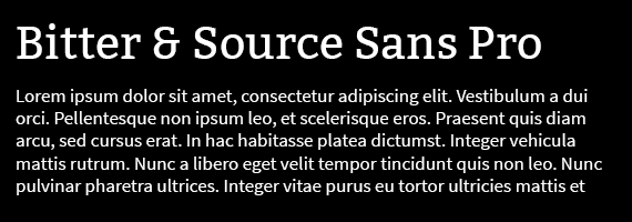 Original illustration or type specimen from Great Google Web Font Combinations - Part 2