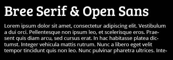 Original illustration or type specimen from Great Google Web Font Combinations - Part 2