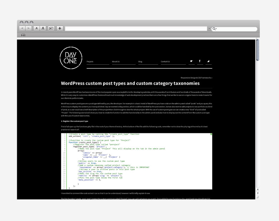 DayOneDigital — archived project view