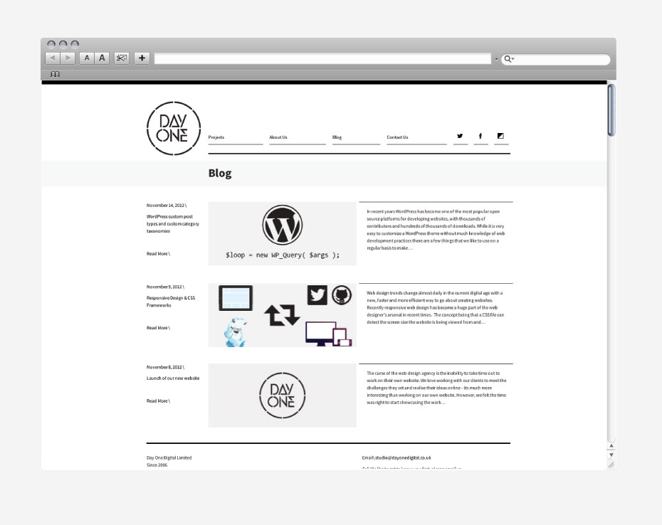 DayOneDigital — archived project view