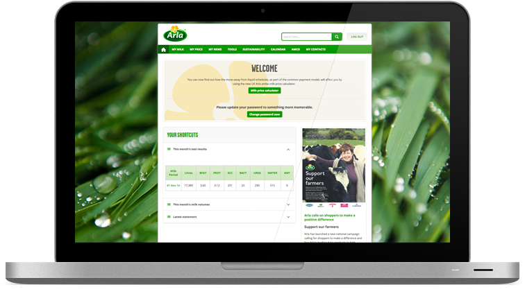 Arla Farmers — archived project view