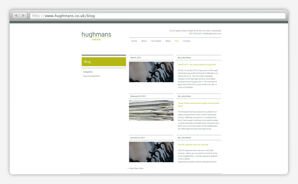 Hughmans — archived project view