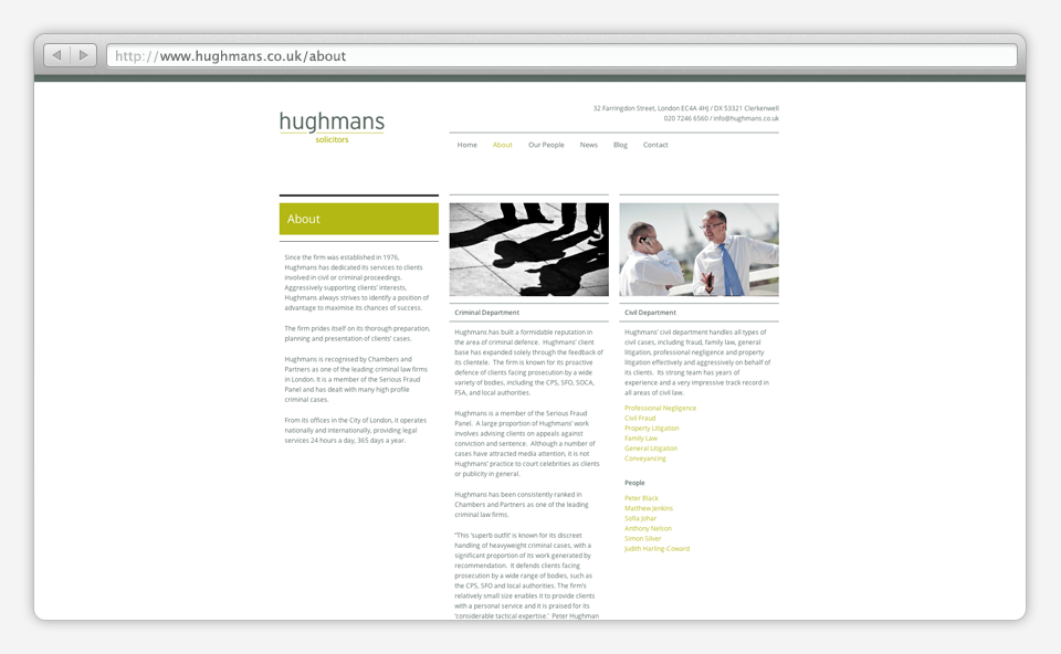 Hughmans — archived project view