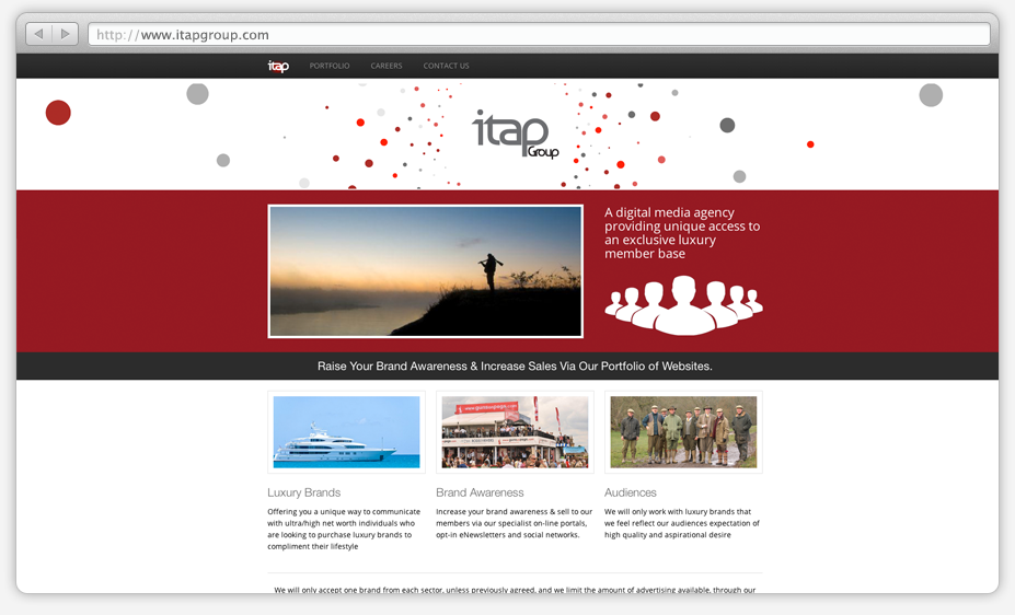 itap Group — original archived website screen