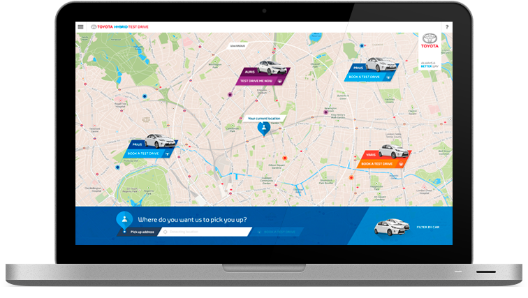 Toyota — original archived website screen
