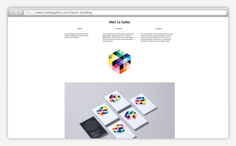 MATT LE GALLEZ — archived project view