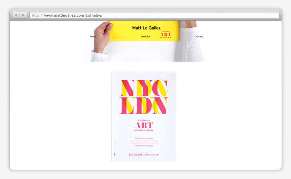 MATT LE GALLEZ — archived project view