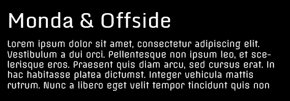 Original illustration or type specimen from Great Google Web Font Combinations - Part 2