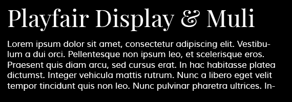 Original illustration or type specimen from Great Google Web Font Combinations - Part 2